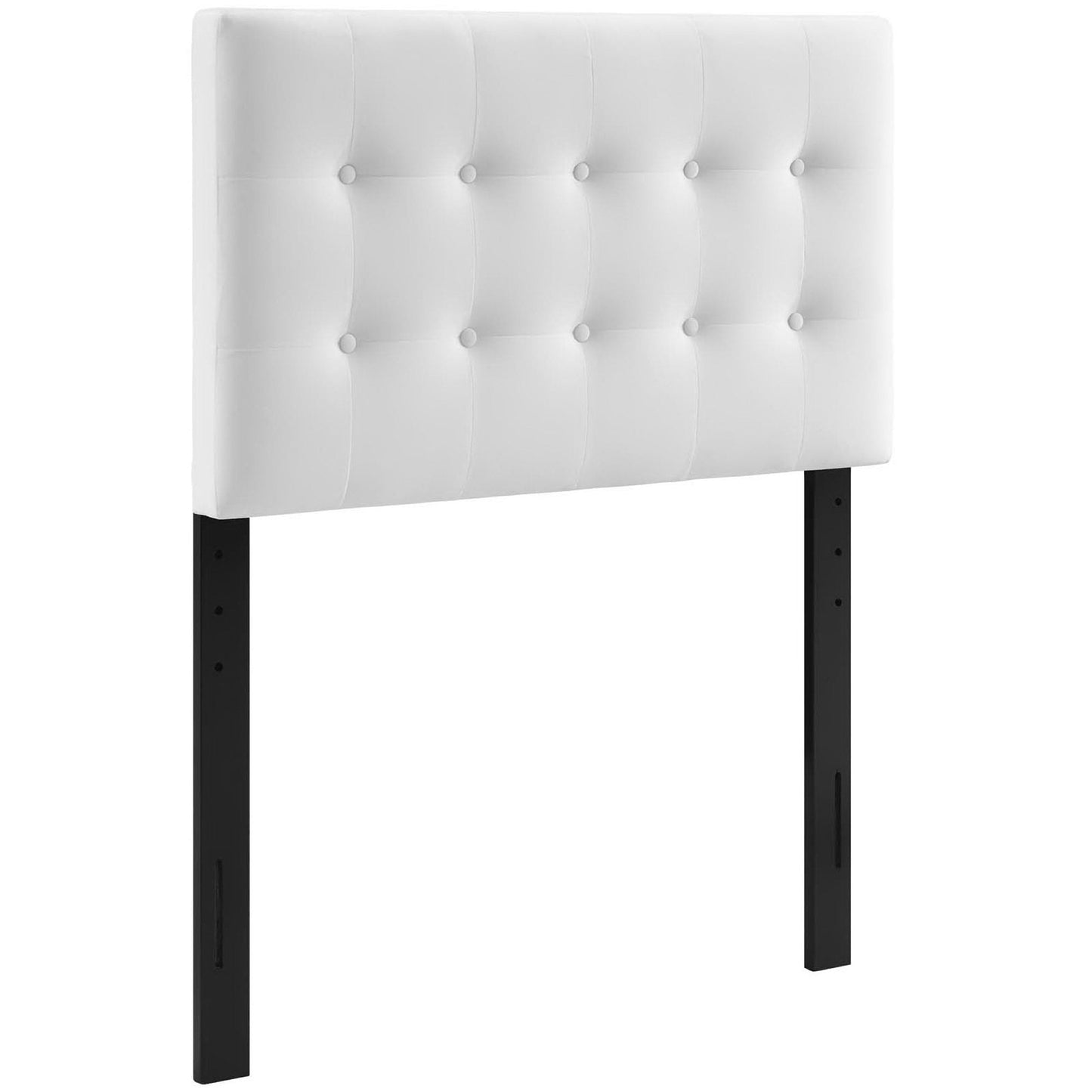 Emily Biscuit Tufted Performance Velvet Twin Headboard