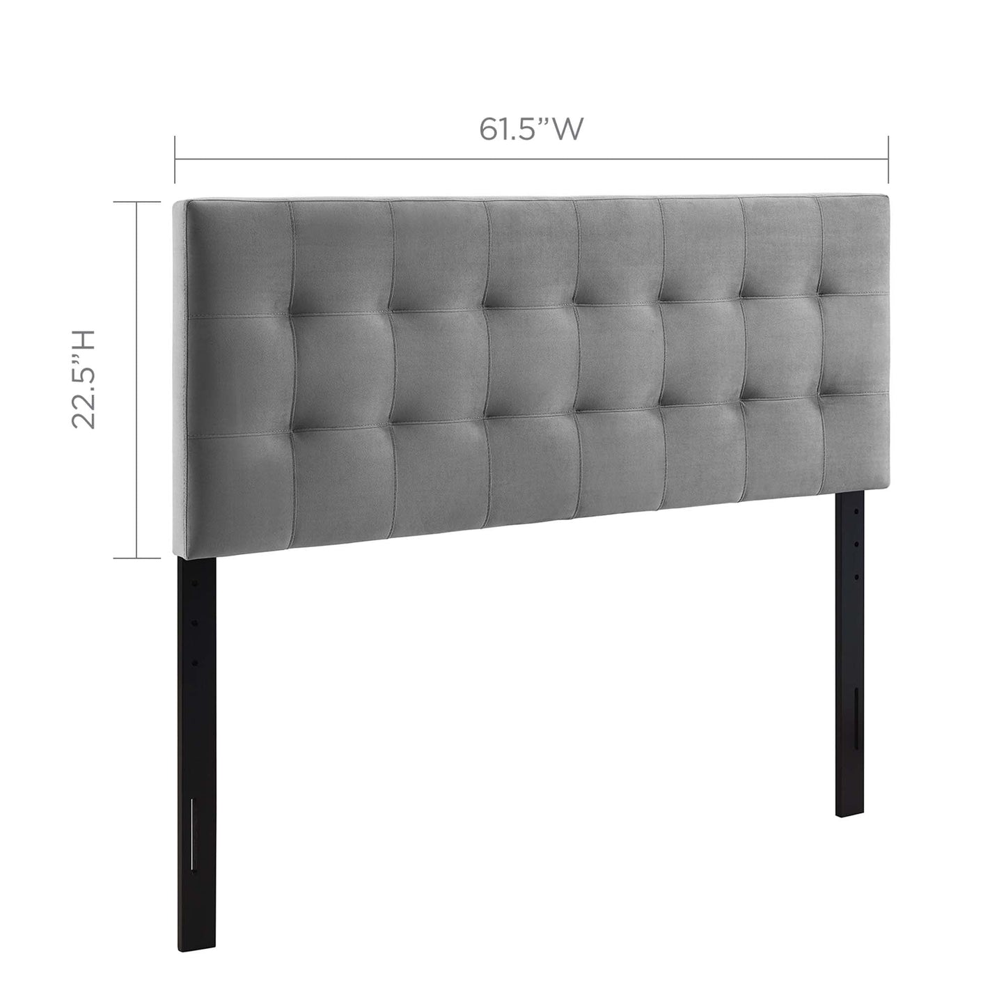 Lily Biscuit Tufted Performance Velvet Queen Headboard by Modway