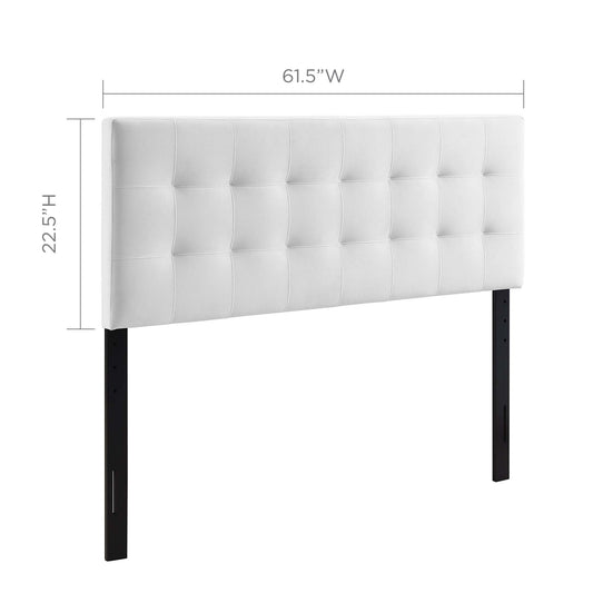 Lily Biscuit Tufted Performance Velvet Queen Headboard by Modway