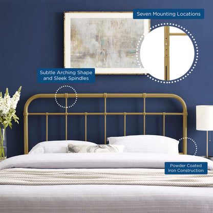 Alessia Metal Queen Headboard by Modway