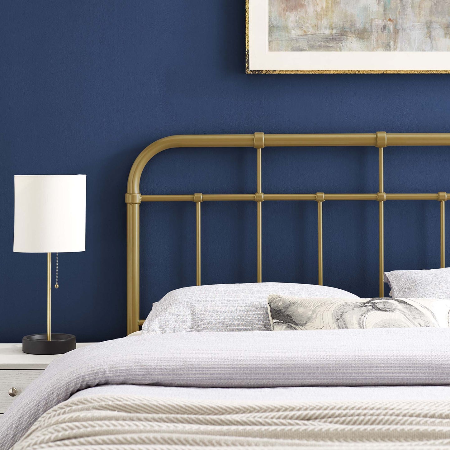 Alessia Metal Queen Headboard by Modway