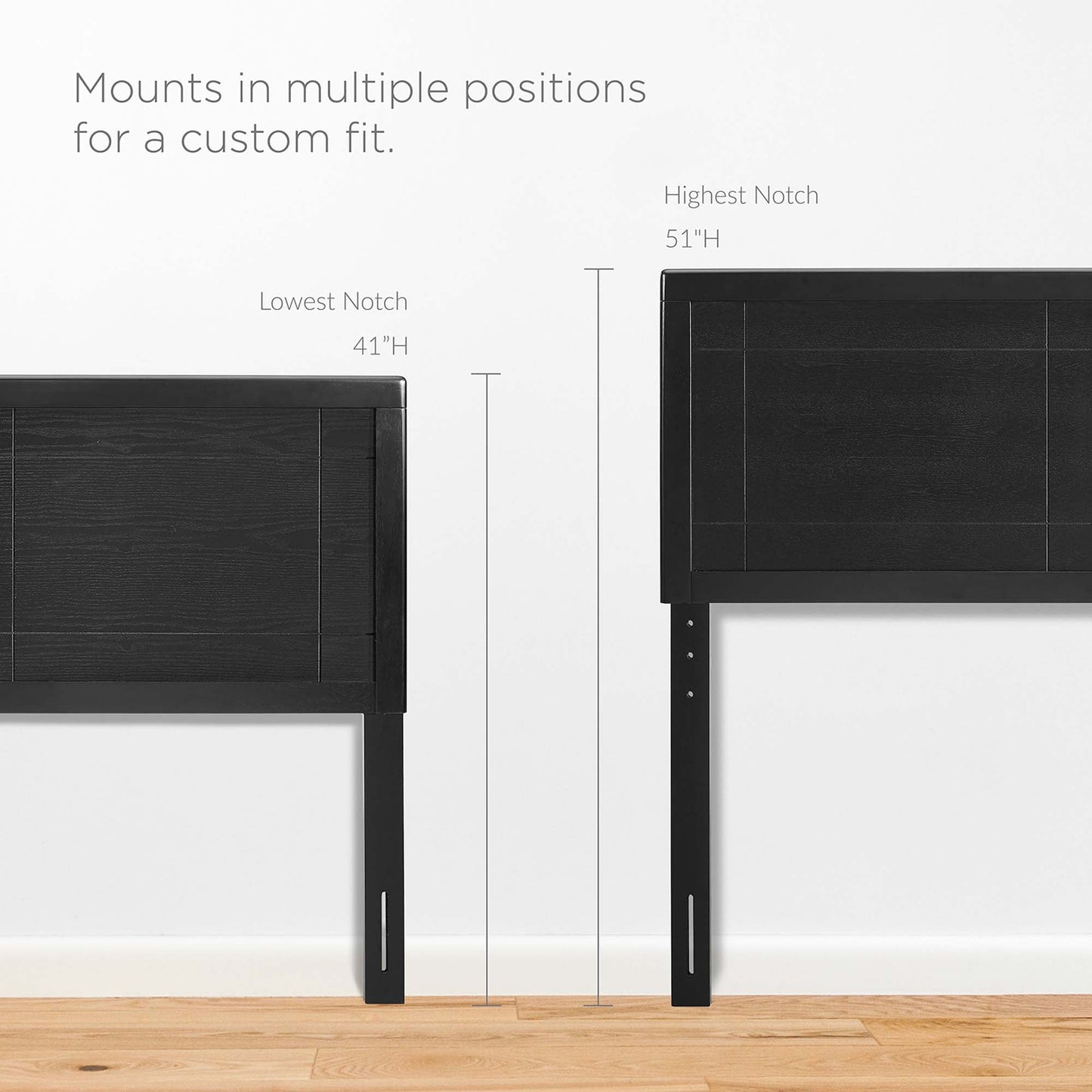 Archie Wood Twin Headboard by Modway