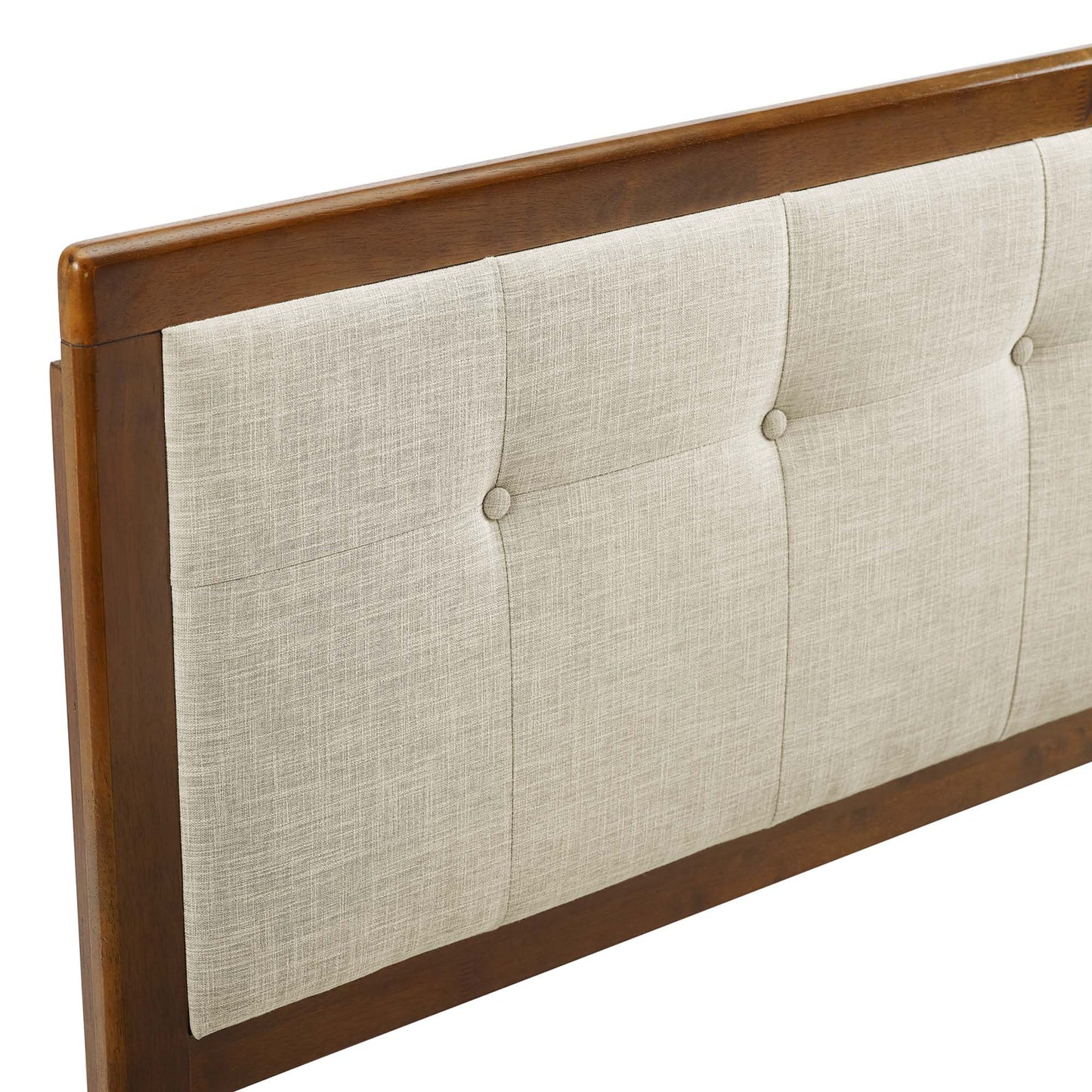 Draper Tufted Fabric and Wood Queen Headboard by Modway