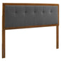 Draper Tufted Fabric and Wood Queen Headboard by Modway