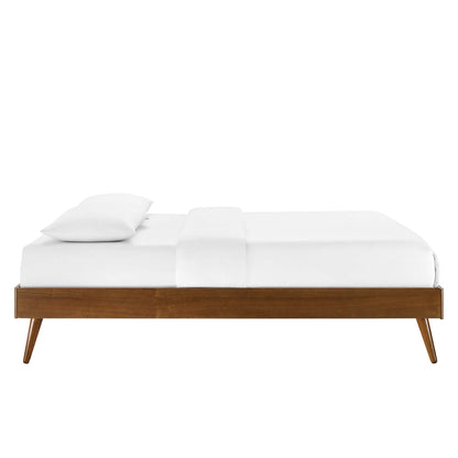 Bridgette Wood Twin Platform Bed With Splayed Legs