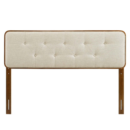 Collins Tufted Fabric and Wood Full Headboard by Modway