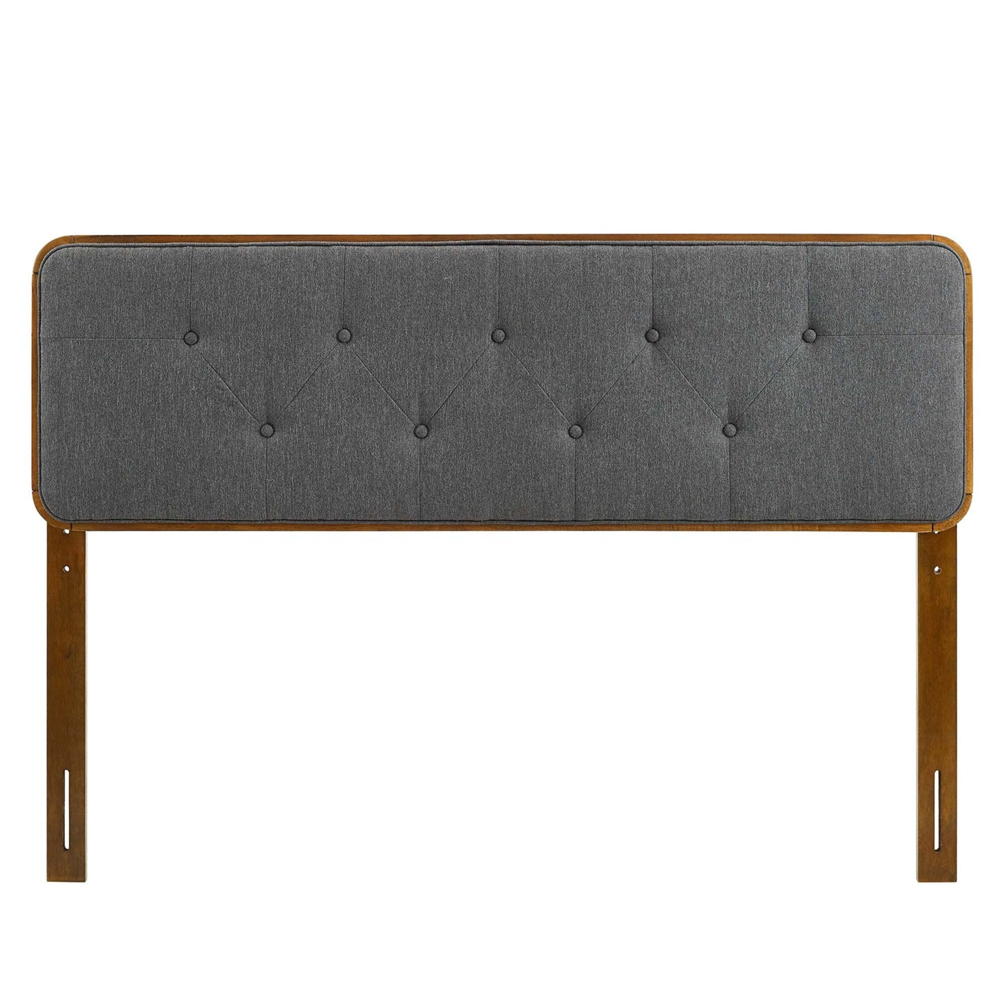 Collins Tufted Fabric and Wood Full Headboard by Modway