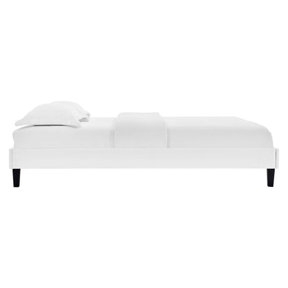 Reign Performance Velvet Twin Platform Bed Frame by Modway