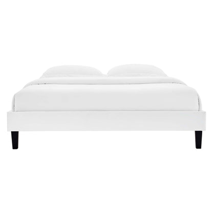 Reign Performance Velvet Twin Platform Bed Frame by Modway