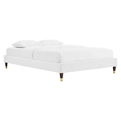 Harlow Performance Velvet Queen Platform Bed Frame by Modway