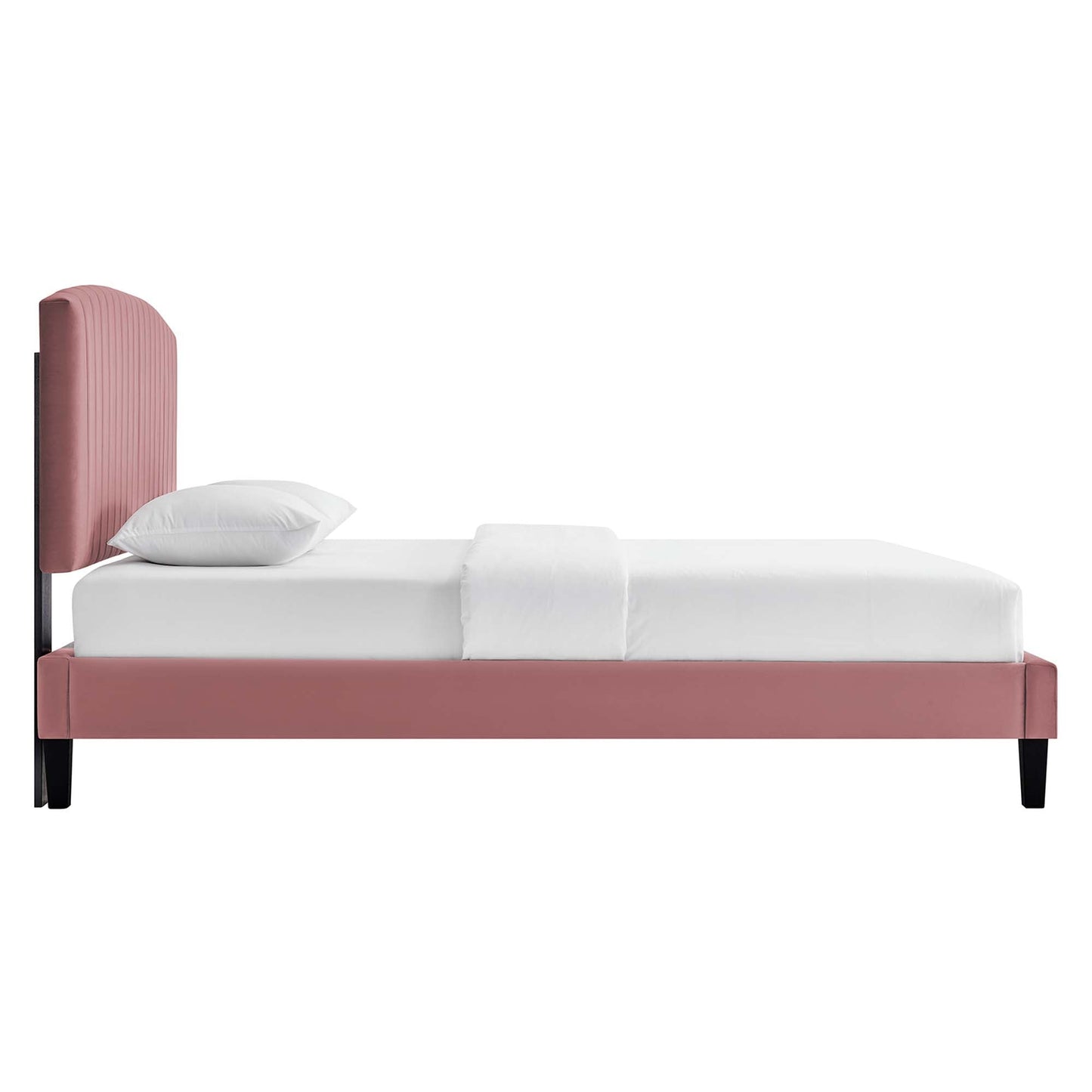Alessi Performance Velvet Queen Platform Bed by Modway