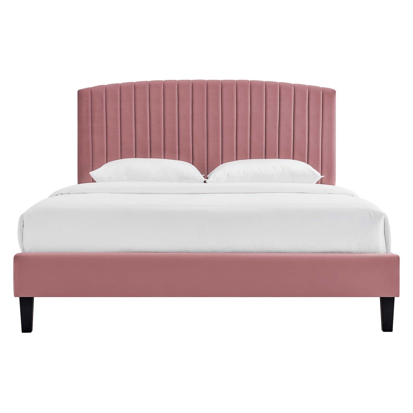 Alessi Performance Velvet Queen Platform Bed by Modway