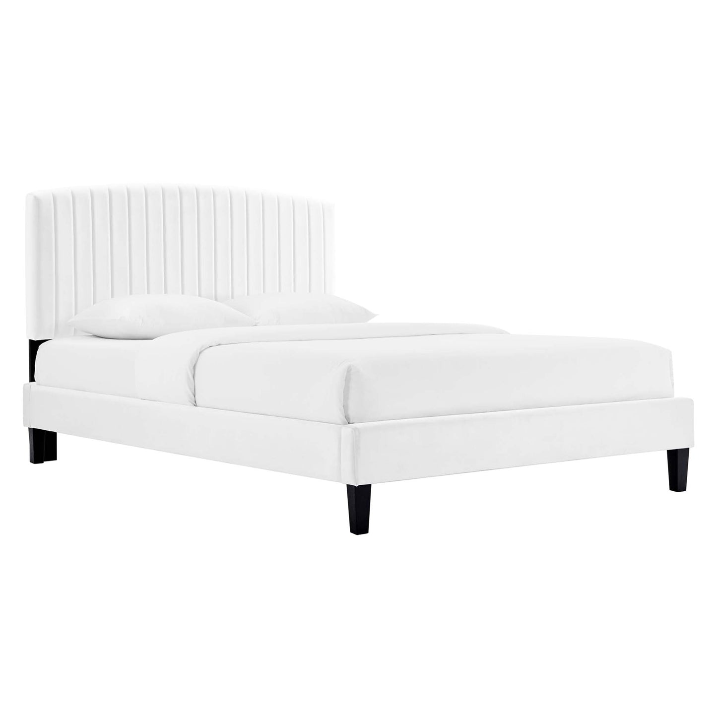 Alessi Performance Velvet Queen Platform Bed by Modway