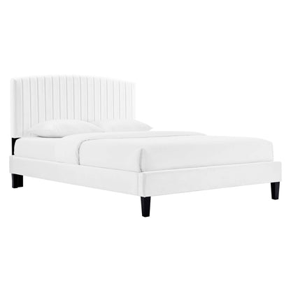 Alessi Performance Velvet Queen Platform Bed by Modway