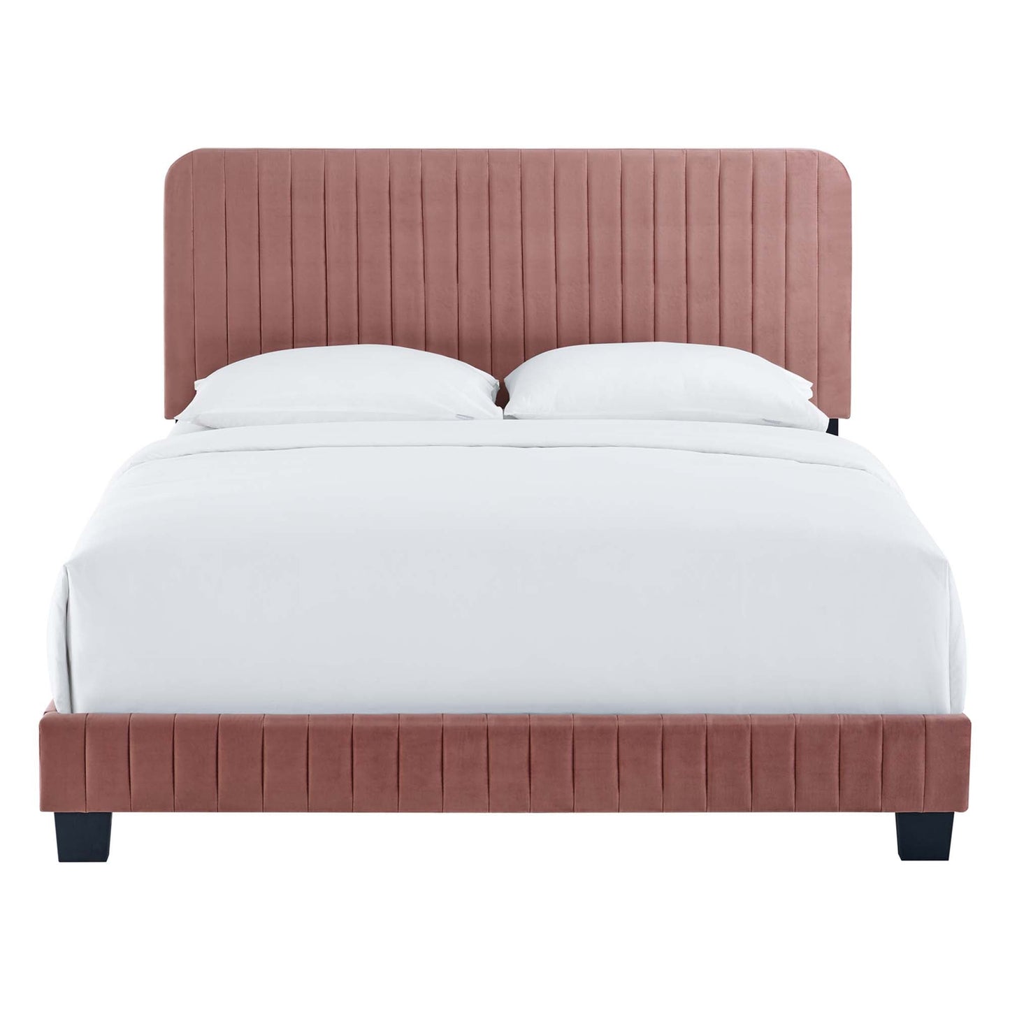 Celine Channel Tufted Performance Velvet Queen Bed by Modway