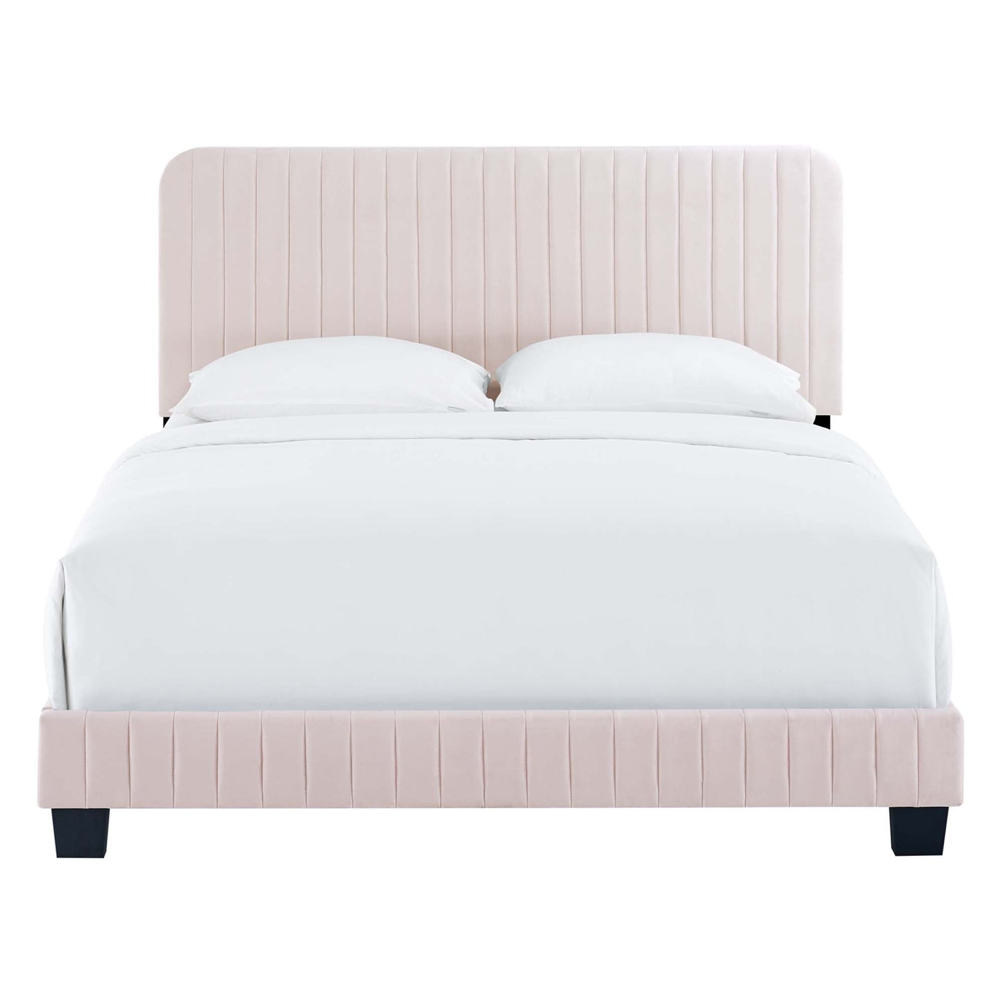 Celine Channel Tufted Performance Velvet Queen Bed by Modway