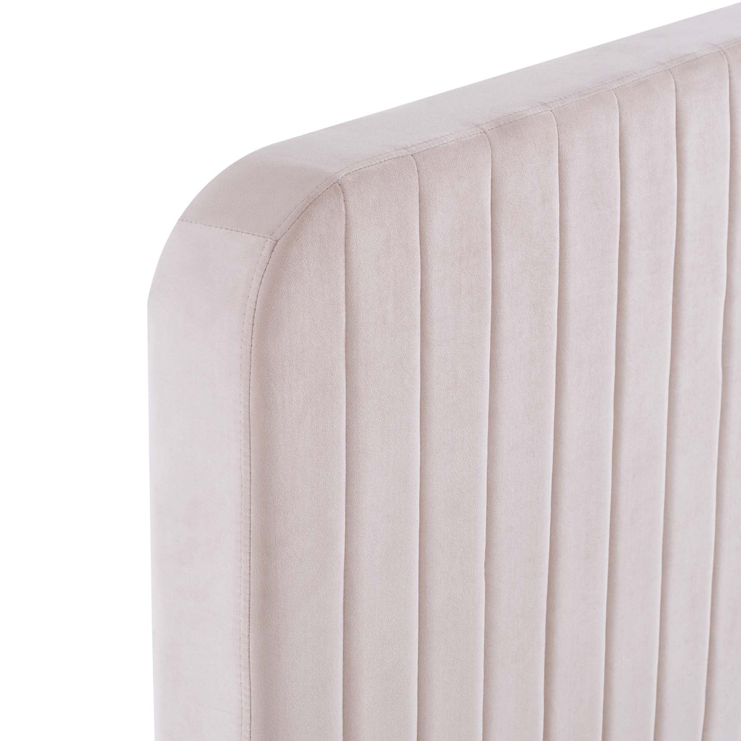 Celine Channel Tufted Performance Velvet Twin Platform Bed by Modway