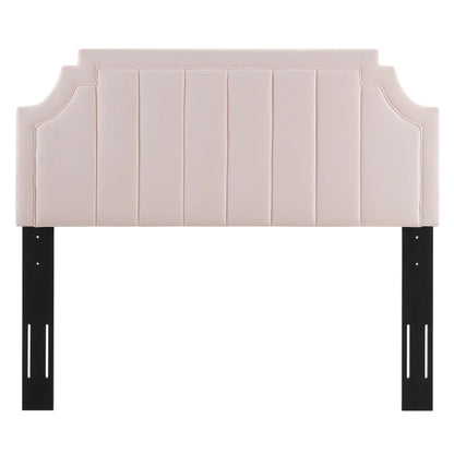 Alyona Channel Tufted Performance Velvet Twin Headboard by Modway