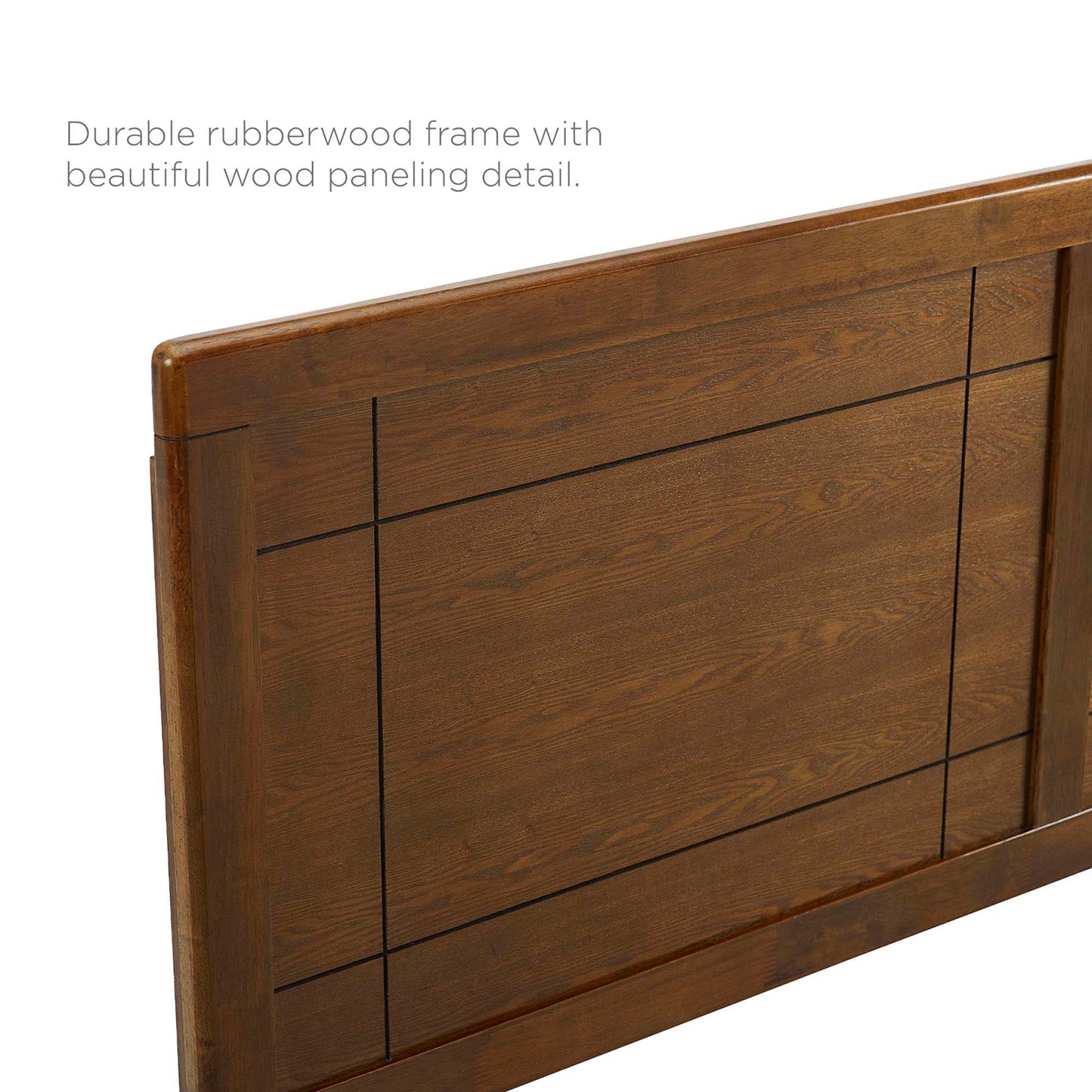 Marlee Wood Queen Platform Bed with Angular Frame by Modway