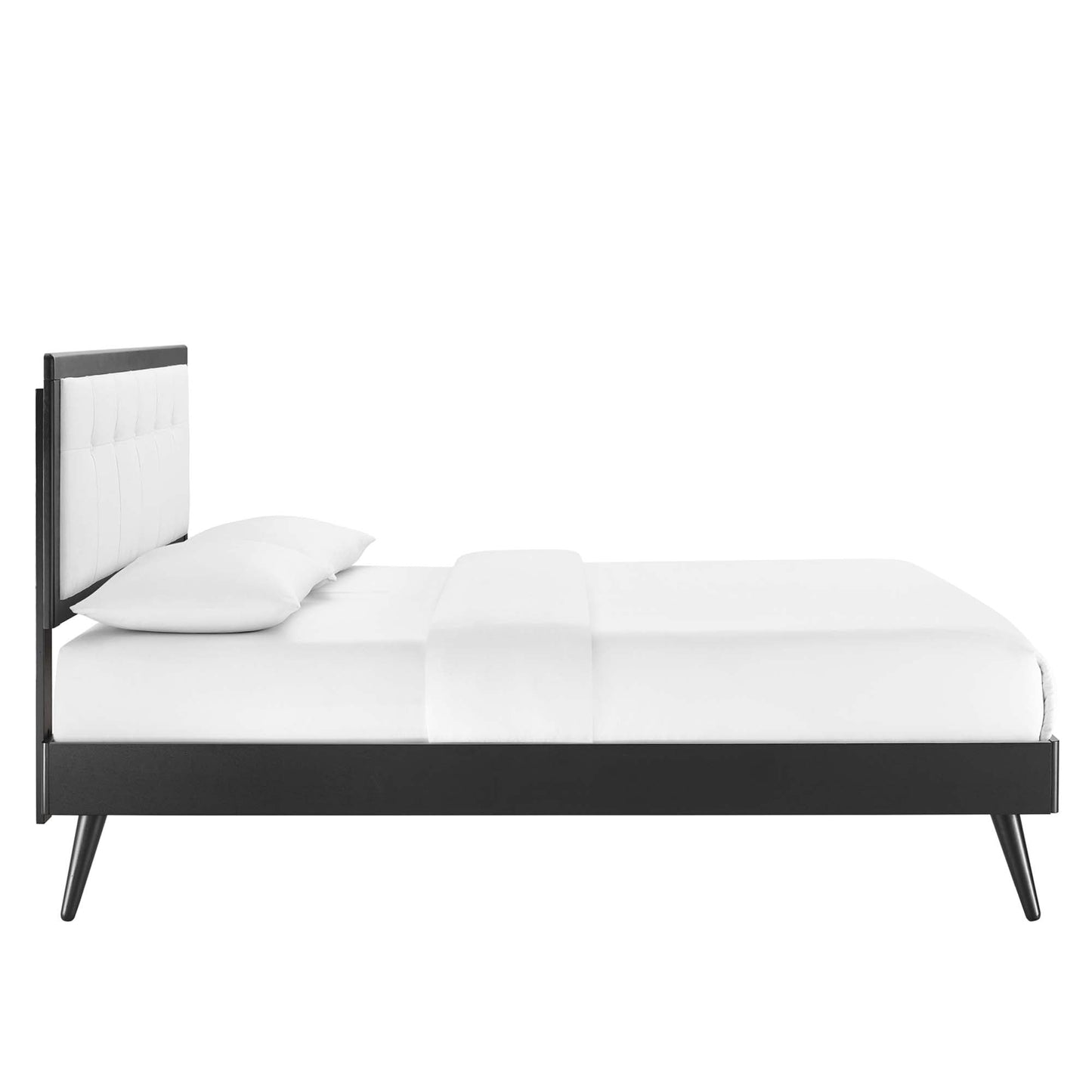 Willow Wood Queen Platform Bed with Splayed Legs by Modway