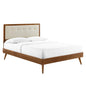 Willow Wood Queen Platform Bed with Splayed Legs by Modway