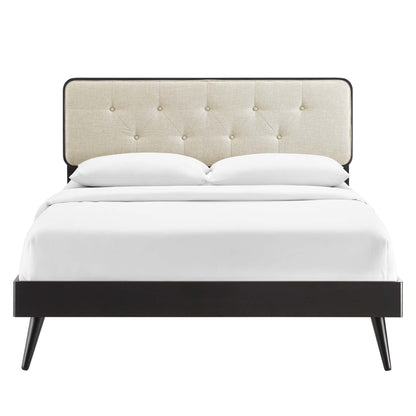 Bridgette Wood Queen Platform Bed with Splayed Legs by Modway