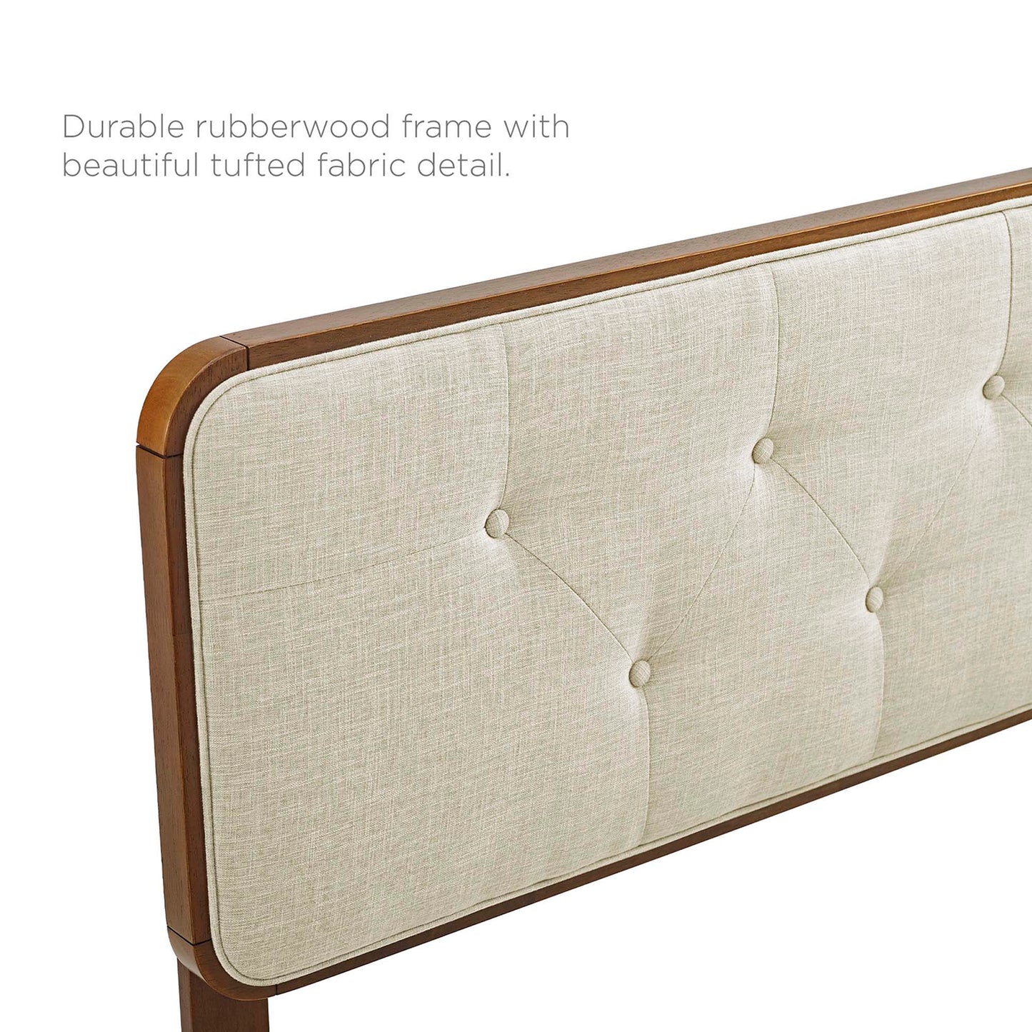 Bridgette Wood Queen Platform Bed with Splayed Legs by Modway