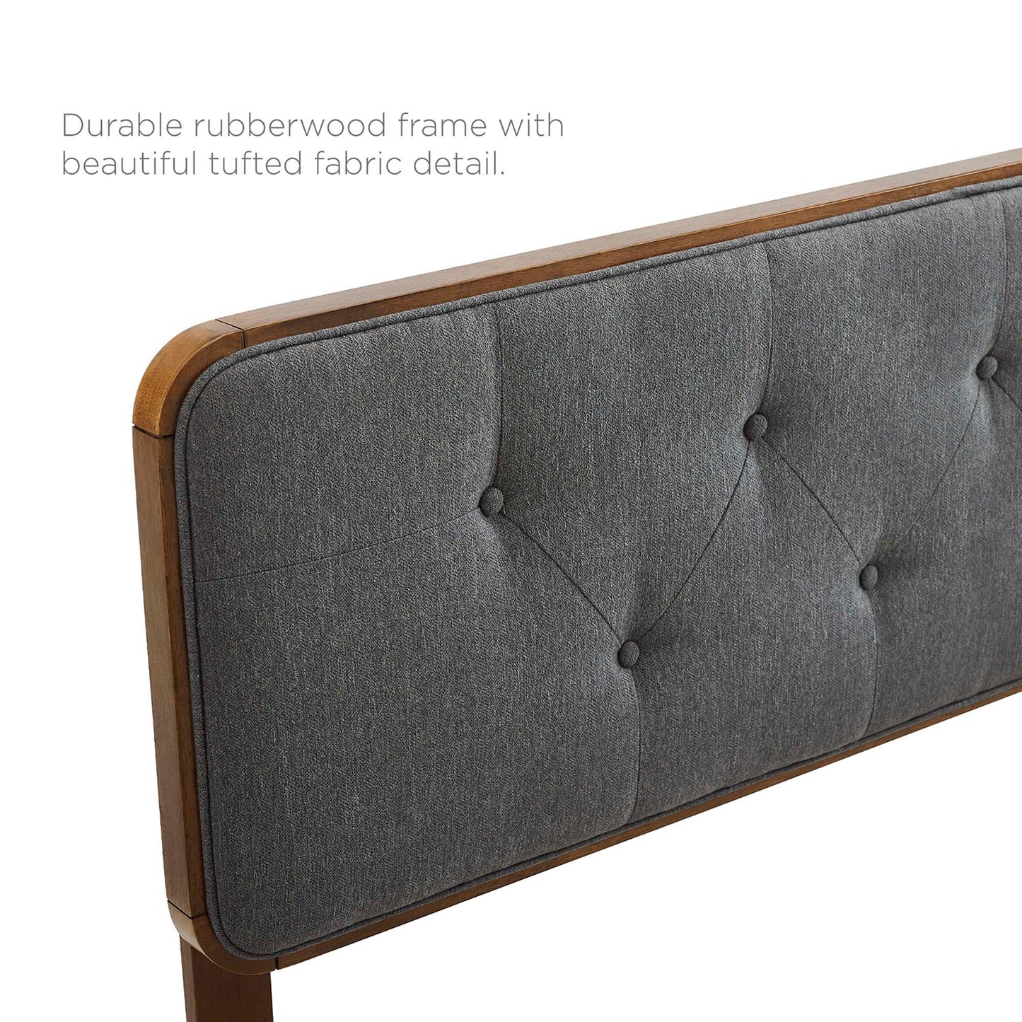Bridgette Wood Queen Platform Bed with Splayed Legs by Modway