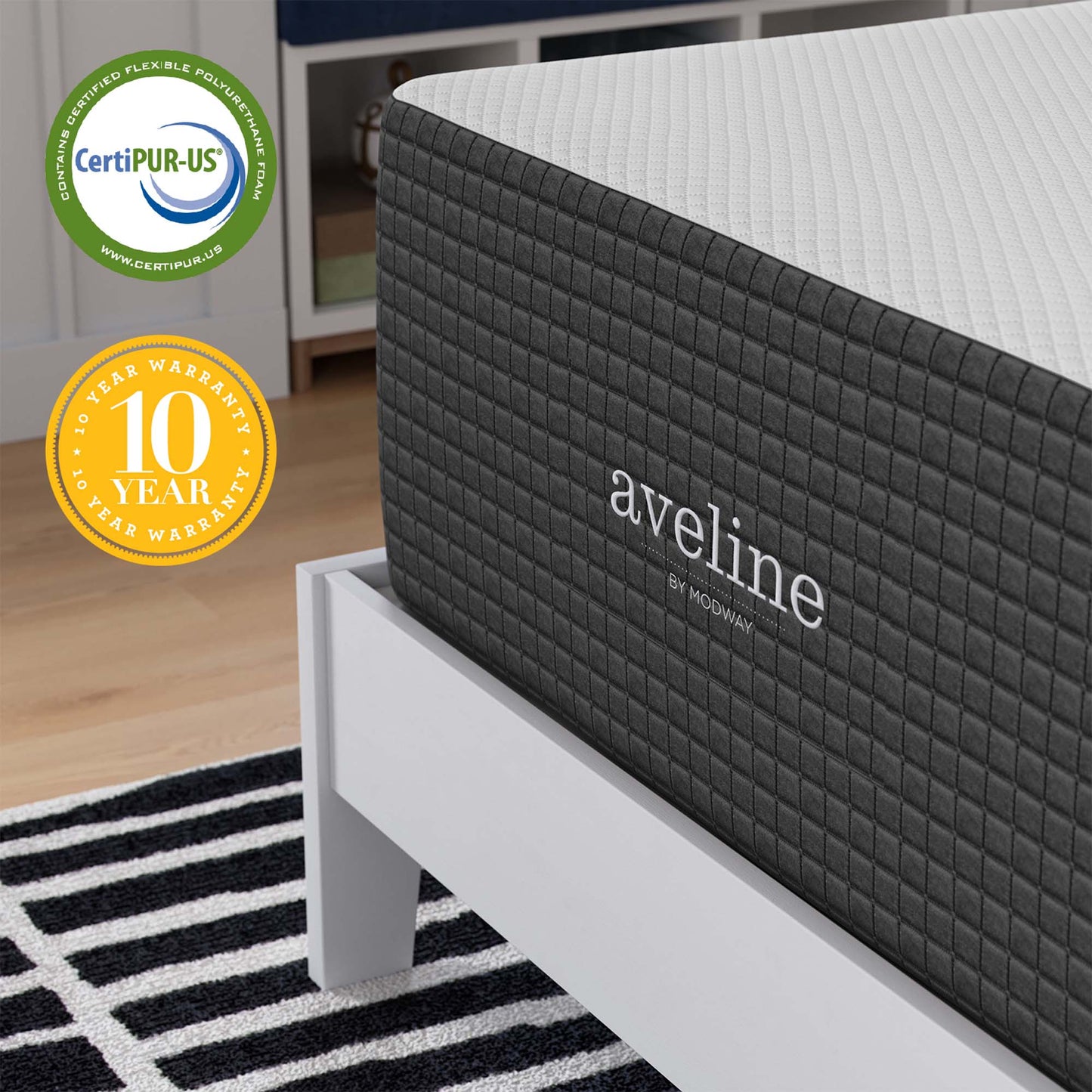 Aveline 16" Memory Foam Mattress by Modway