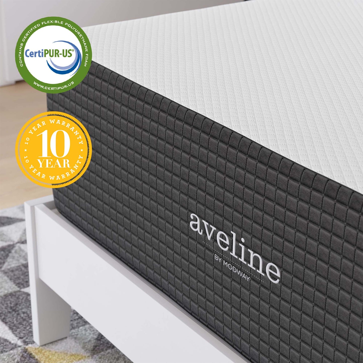 Aveline 16" Memory Foam Mattress by Modway