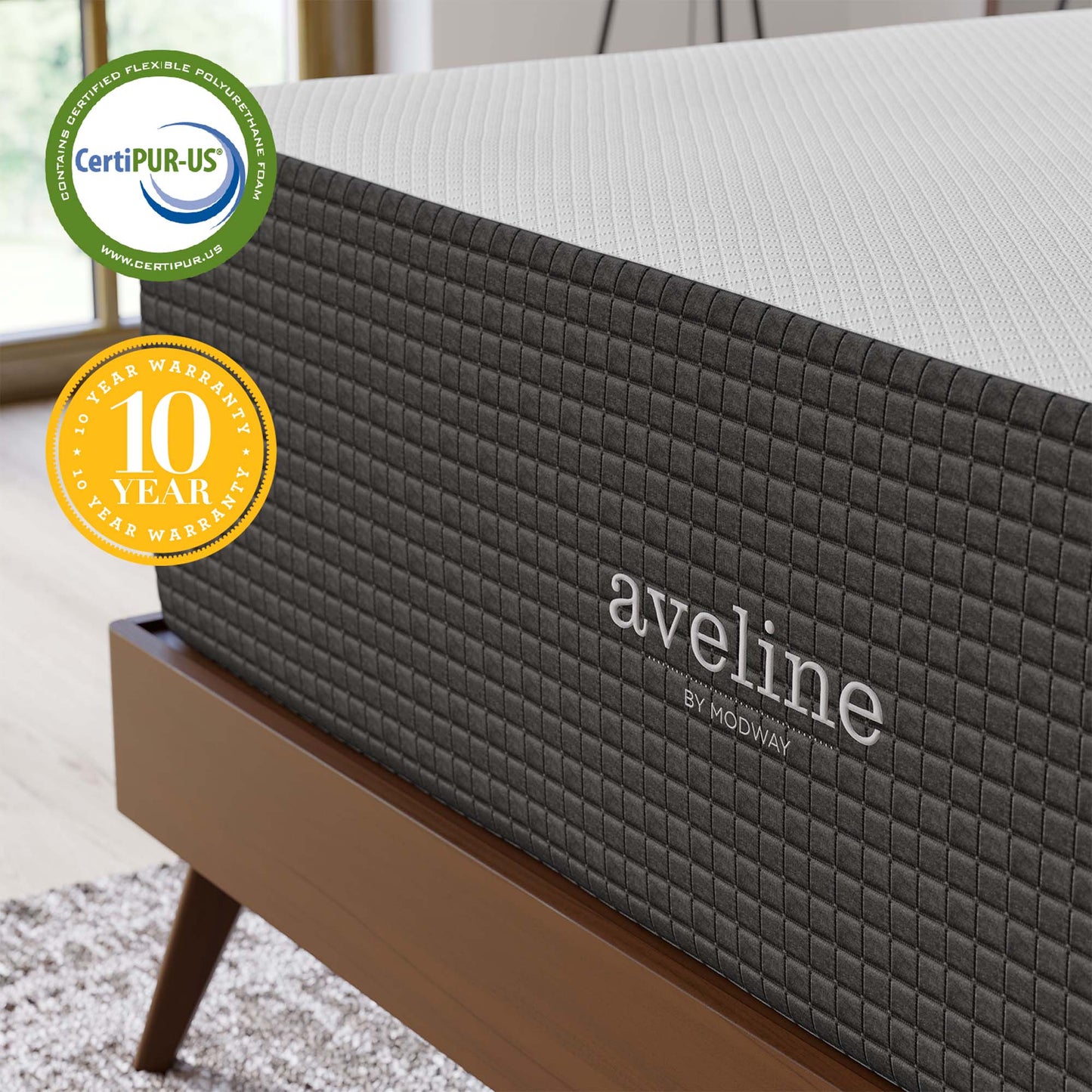 Aveline 16" Memory Foam Mattress by Modway