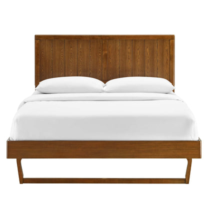 Alana Wood Platform Bed with Angular Frame by Modway
