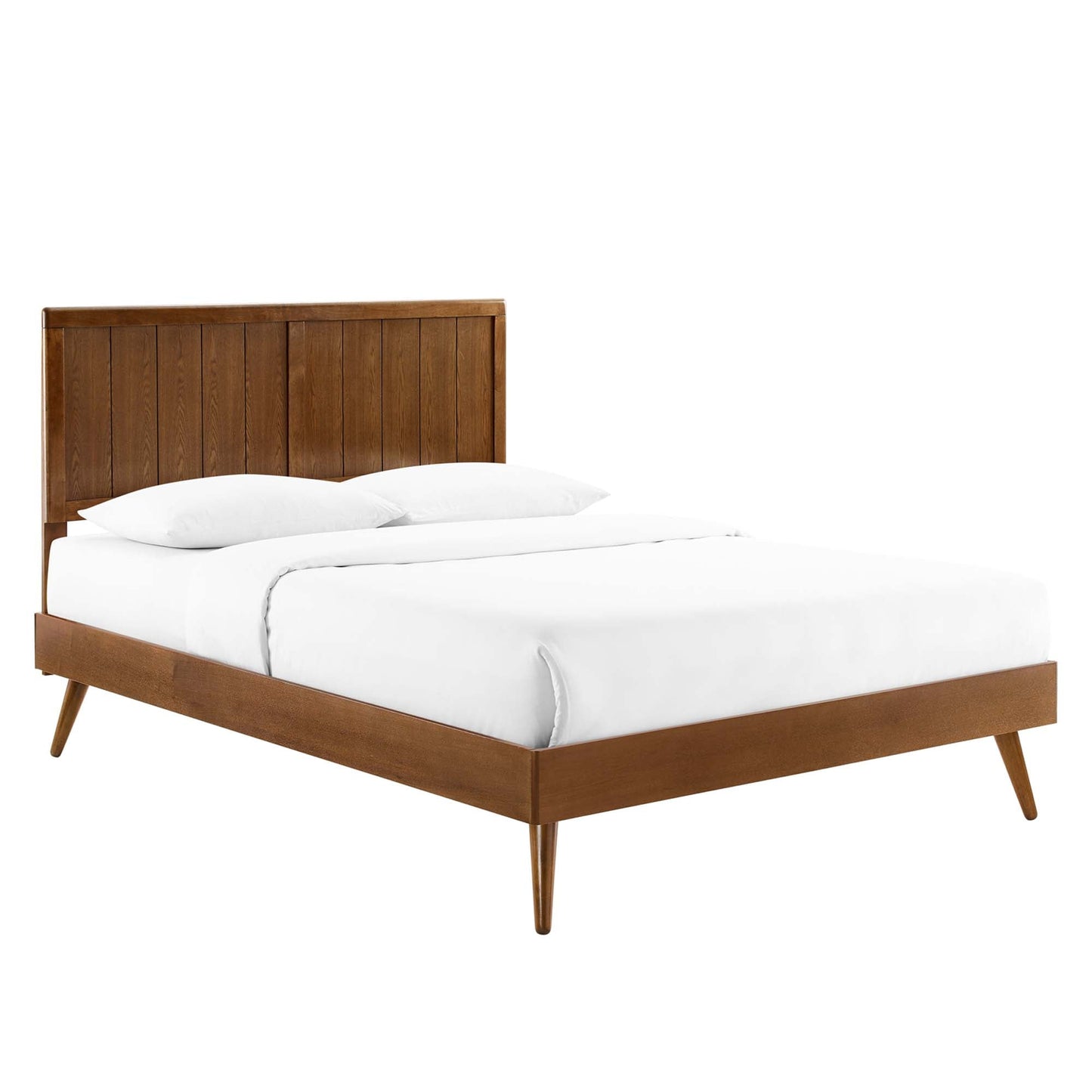 Alana Wood Full Platform Bed with Splayed Legs by Modway