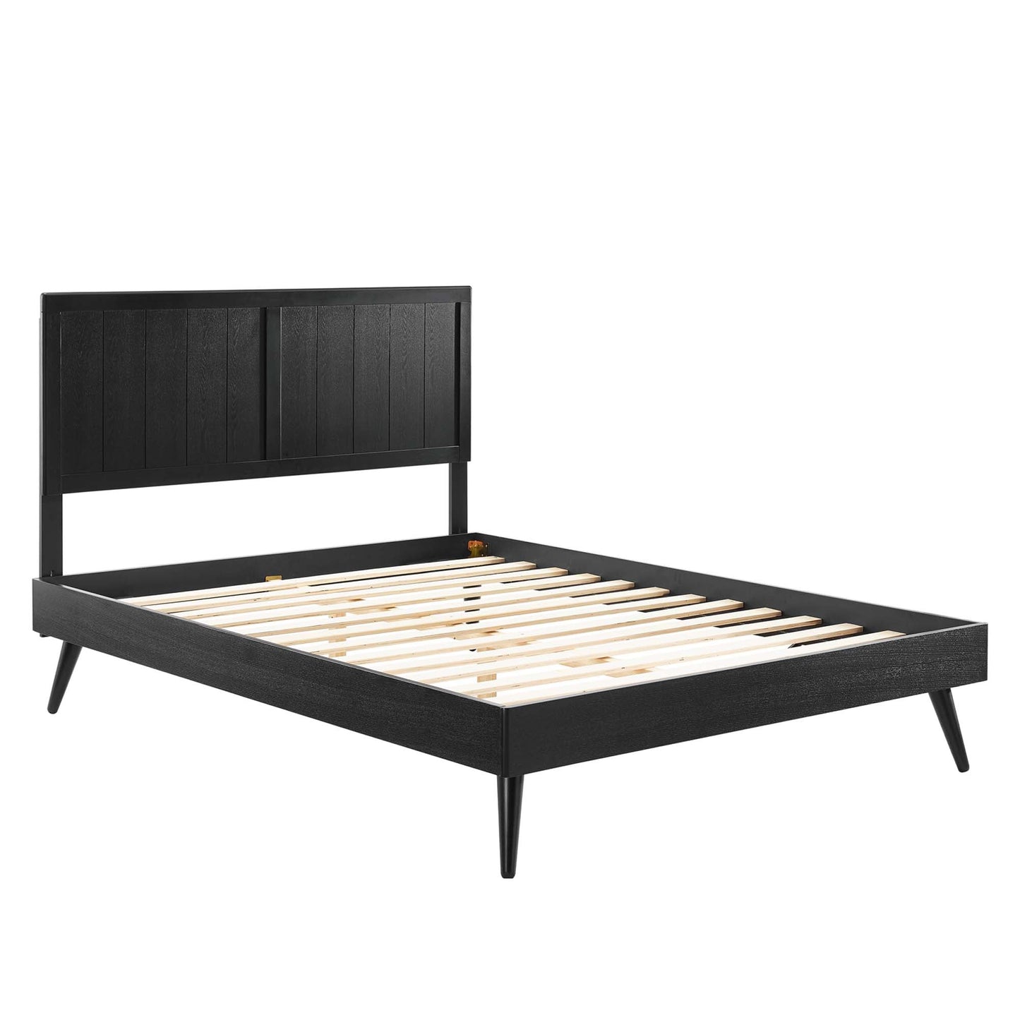 Alana Wood King Platform Bed With Splayed Legs by Modway