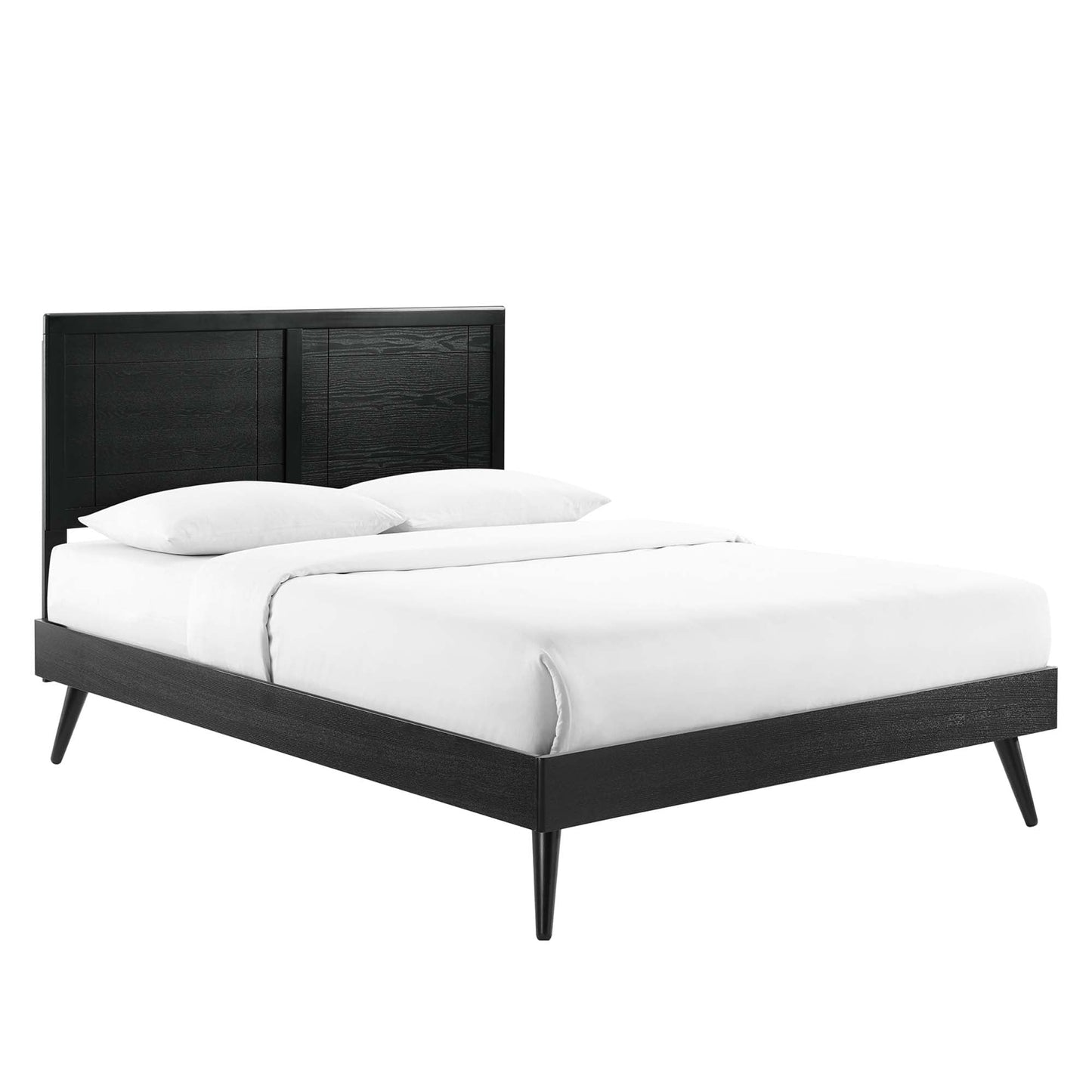 Marlee Wood Full Platform Bed with Splayed Legs by Modway