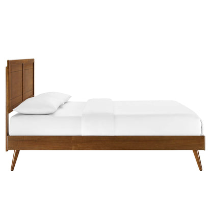 Marlee Wood Platform Bed with Angular Frame by Modway