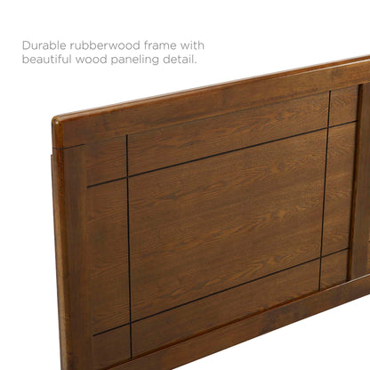 Marlee Wood Platform Bed with Angular Frame by Modway