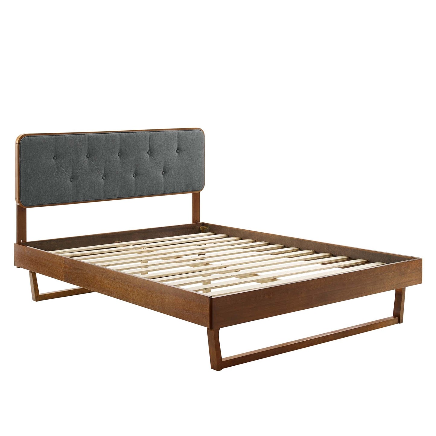 Bridgette Wood Twin Platform Bed With Angular Frame by Modway