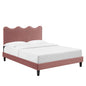Current Performance Velvet Twin Platform Bed by Modway
