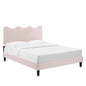 Current Performance Velvet Twin Platform Bed by Modway