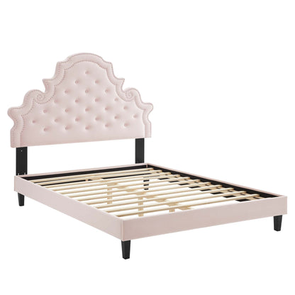 Gwyneth Tufted Performance Velvet Full Platform Bed by Modway