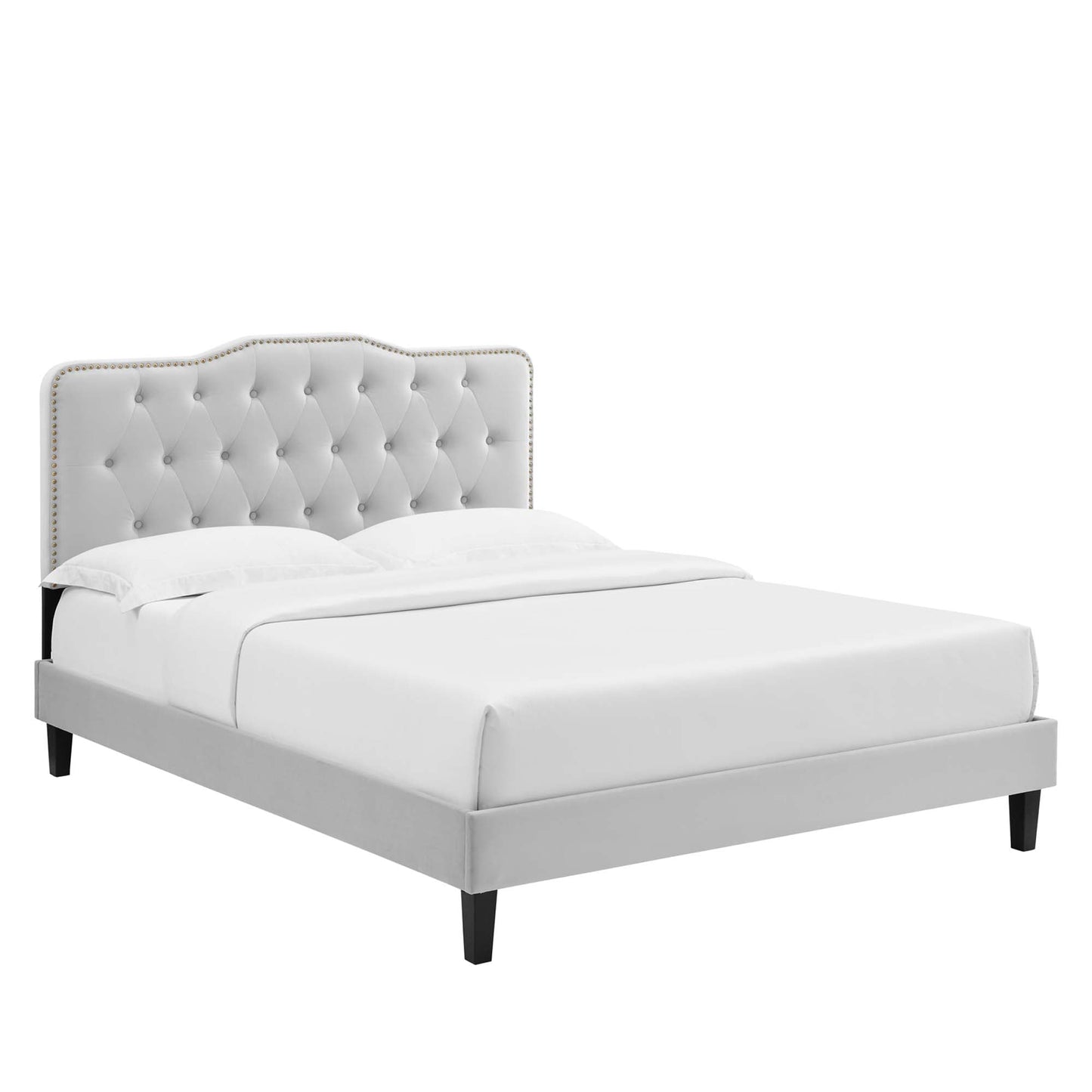 Amber Performance Velvet Twin Platform Bed by Modway