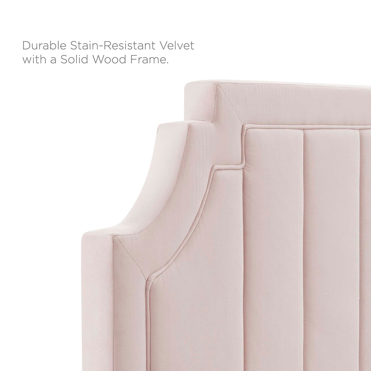 Sienna Performance Velvet Full Platform Bed by Modway