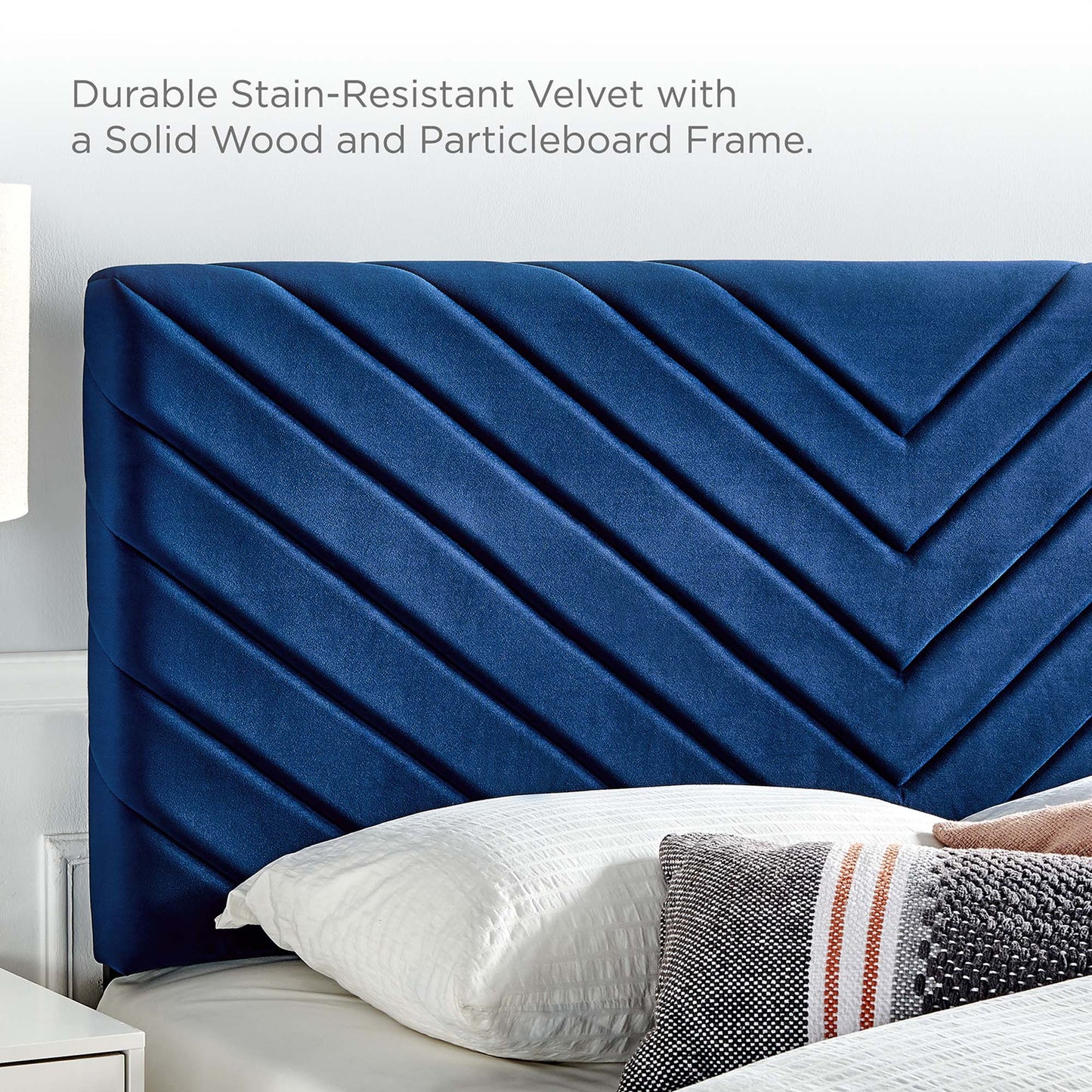 Roxanne Performance Velvet Full Platform Bed by Modway