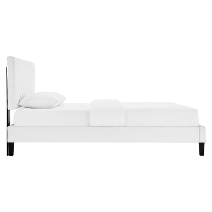 Roxanne Performance Velvet Full Platform Bed by Modway