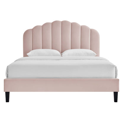 Daisy Performance Velvet Full Platform Bed by Modway