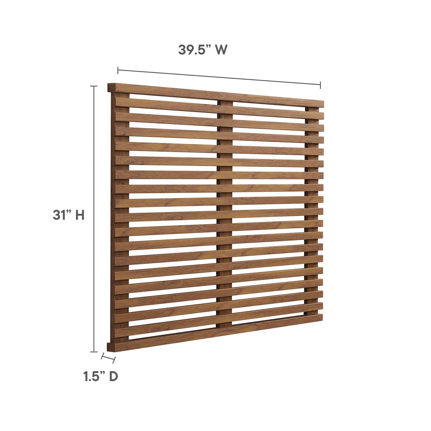 Render Wall Mount Twin Headboard by Modway