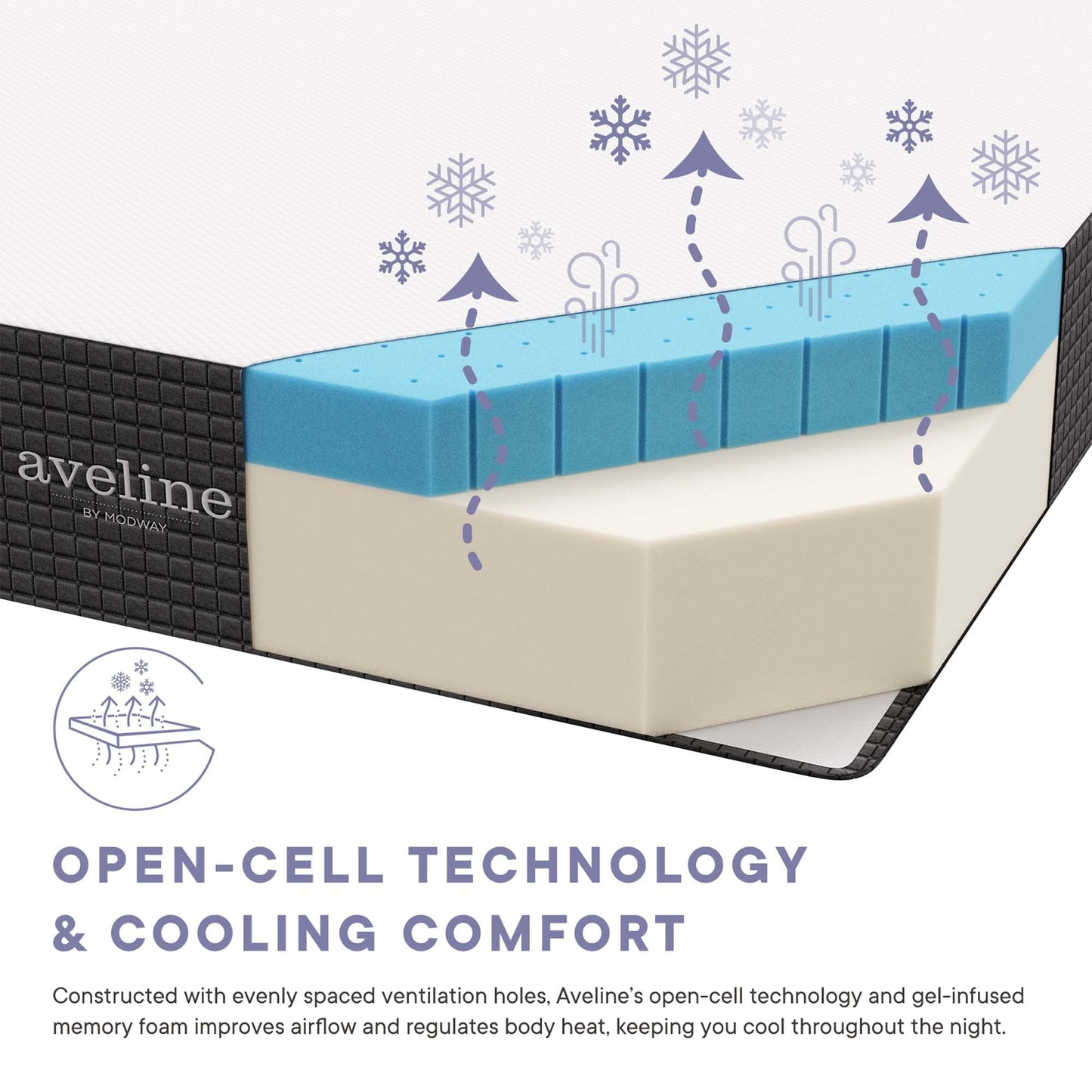 Aveline 12" Memory Foam Mattress by Modway