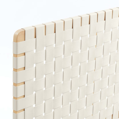Sparta Weave Vegan Leather Twin Headboard