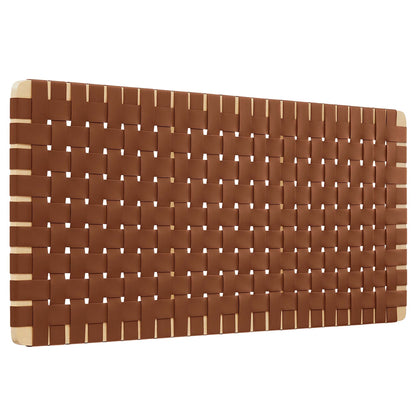Sparta Weave Vegan Leather Full Headboard by Modway